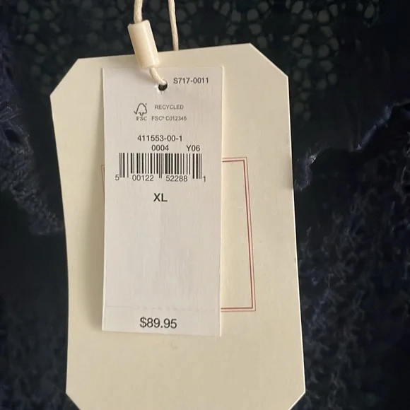 GapxDoen linen blend cardigan XL NWT - Picture 8 of 9